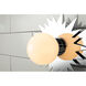 Soleil 1 Light 8 inch PC Bath Light Wall Light in Polished Chrome